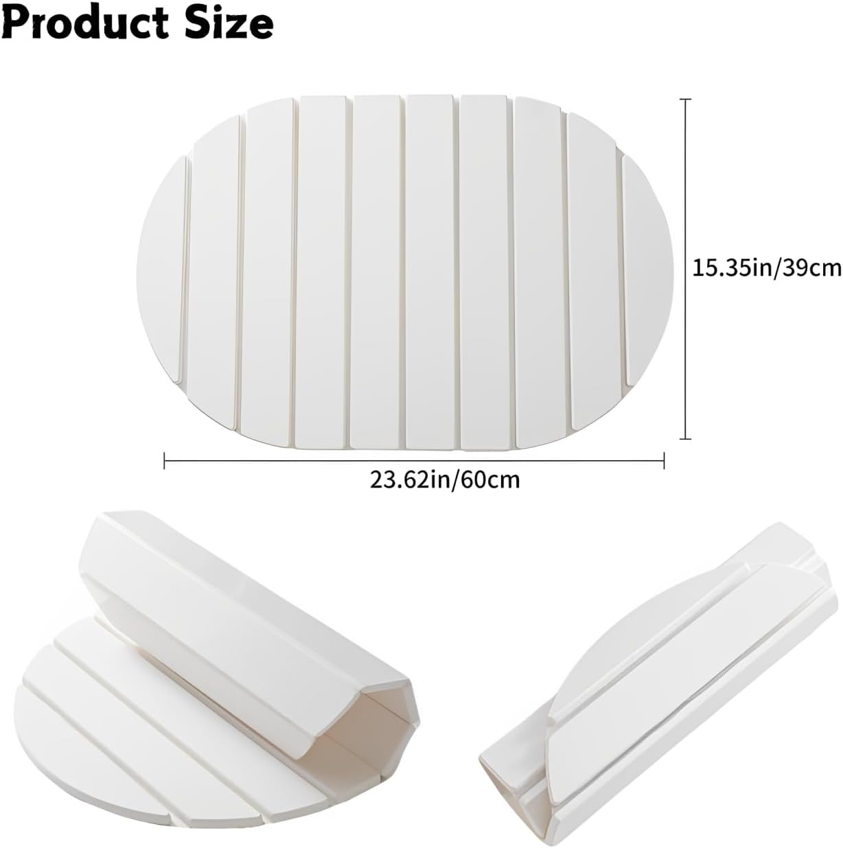 Large Stone Dish Drying Mats for Kitchen, Drying Mat for Collapsible Absorbent Countertop Mat