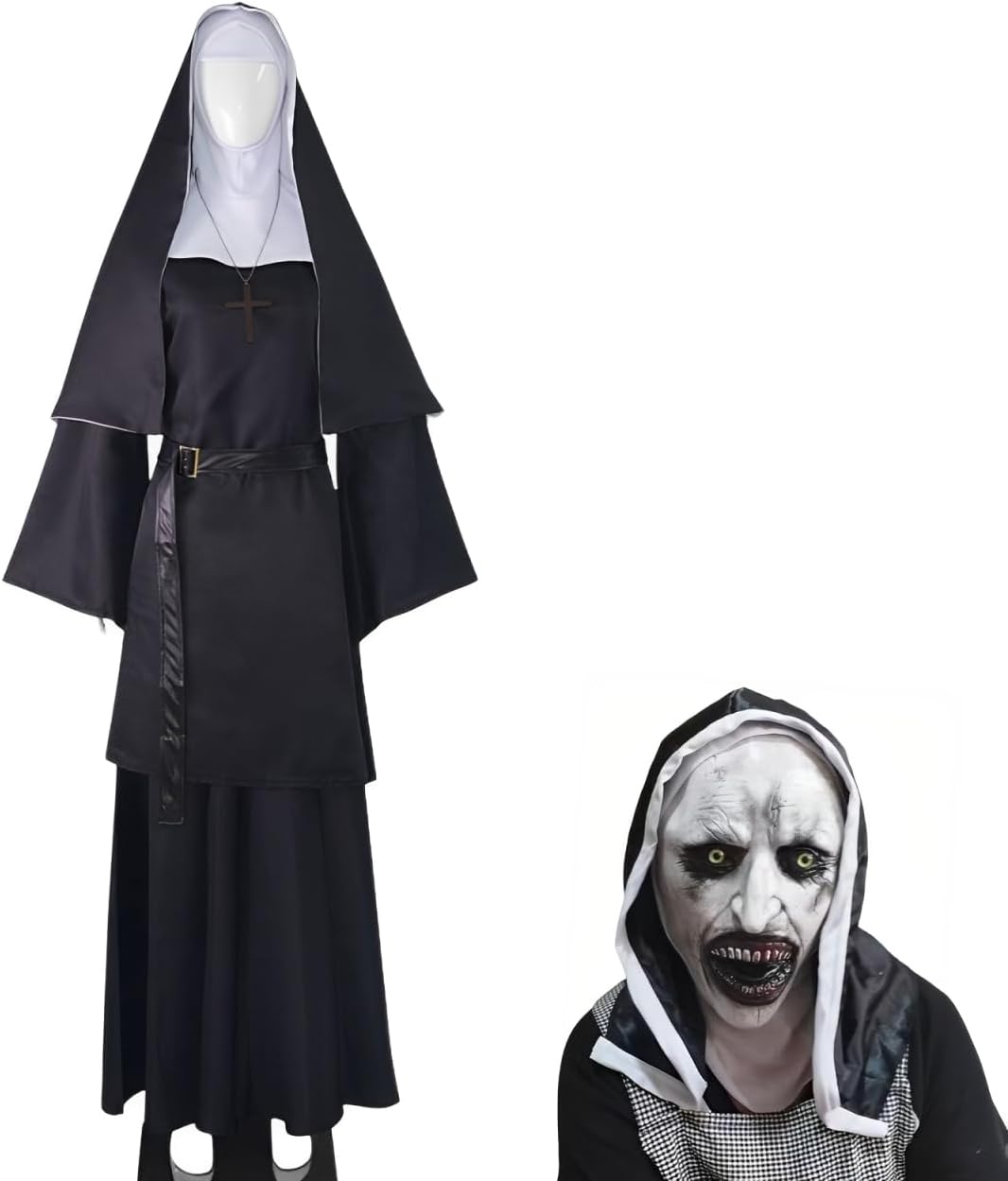 Movie Costumes, Scary Halloween Costume, Costume Mask for Women Adults Props