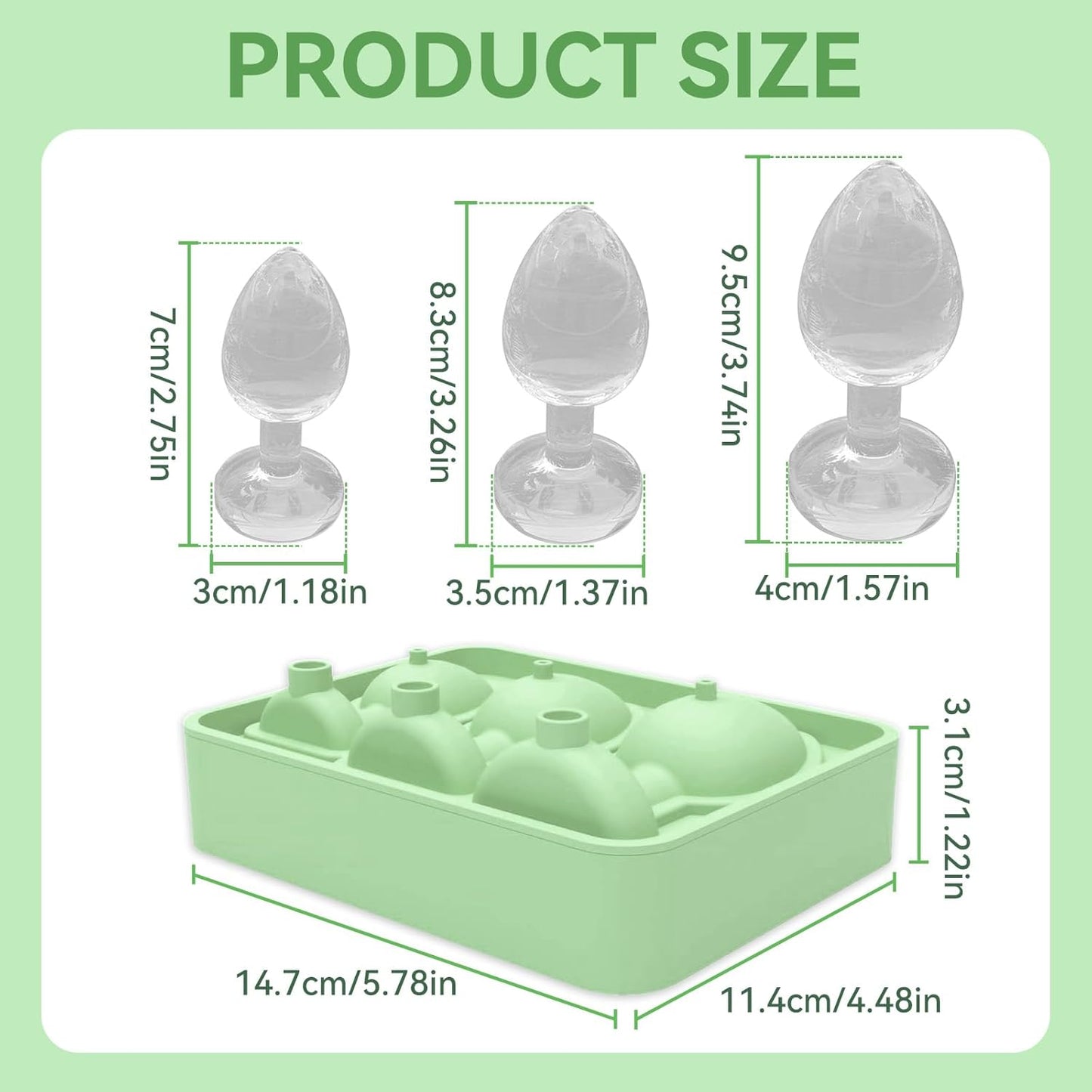 Ice Cube Tray, Prank Ice Cube Mold Ice Tray Mold, Silicone Personalized Ice Cube Trays
