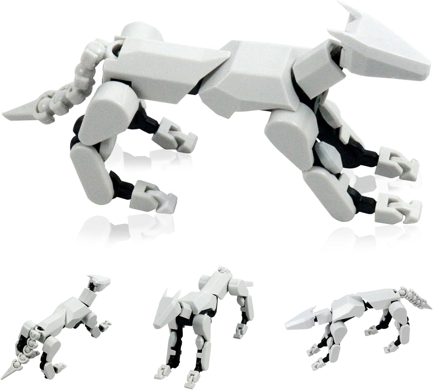 (Assembly Completed) Titan13 Action Figure Set, Robot Dog Action Figure 3D Printed robot Dog