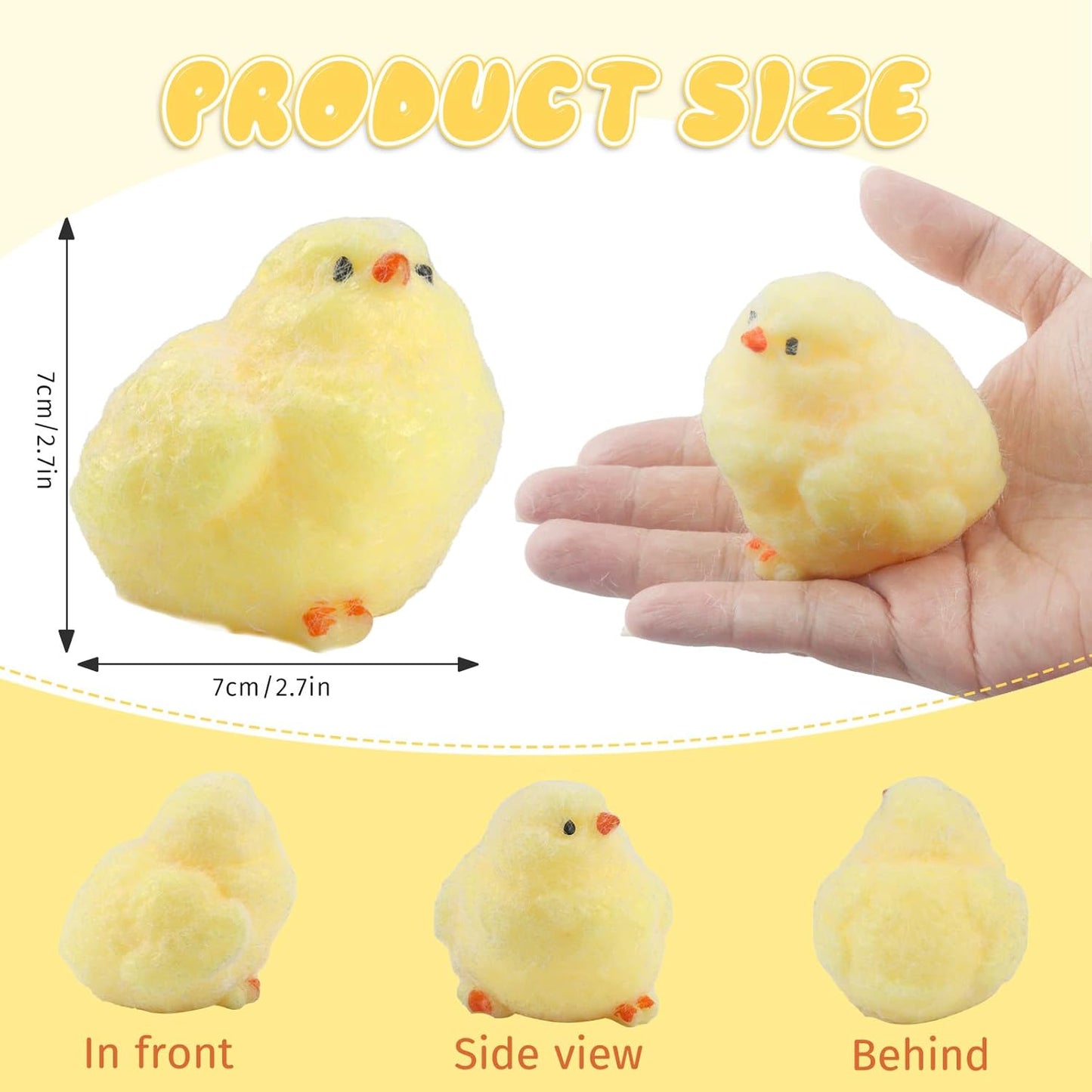 Handmade Chicken Squishies Soft Fidget Toys Adults, Stress Relief Sensory Toy for Kids with Autism
