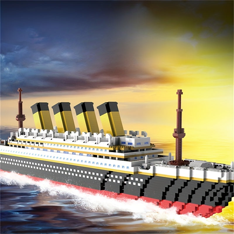 Build Your Own Titanic Adventure with Educational Building Blocks 1878 PCS Cube - Cykapu