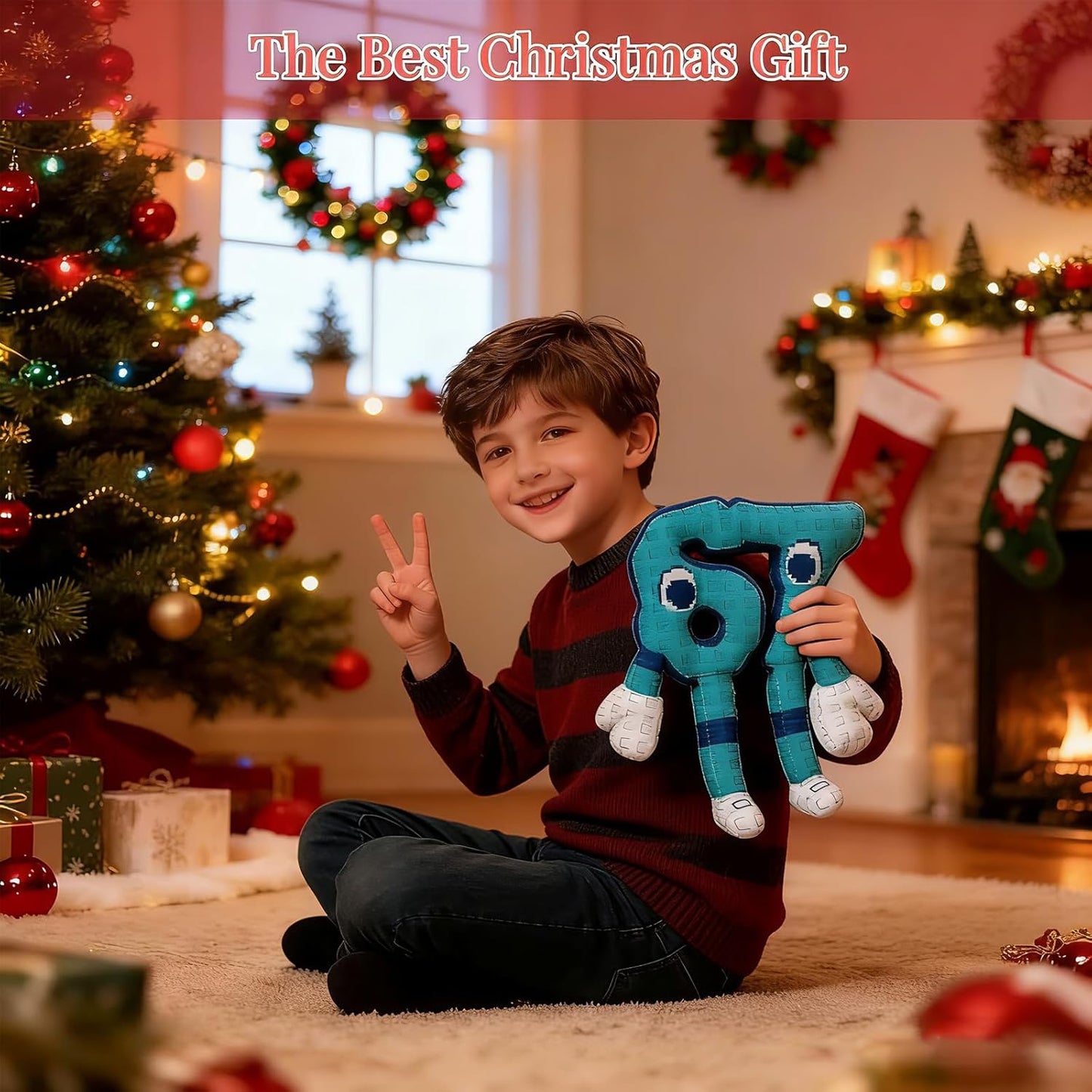 Steal a Brainrot 67 Plush Toys, 9.5 inch Brainrot Six Seven Expressive Doll, Collectible Brain Rot Plush Gift for Fans Kids Adult, Funny Home Office Game Room Décor Plush Toy for Christmas Birthday