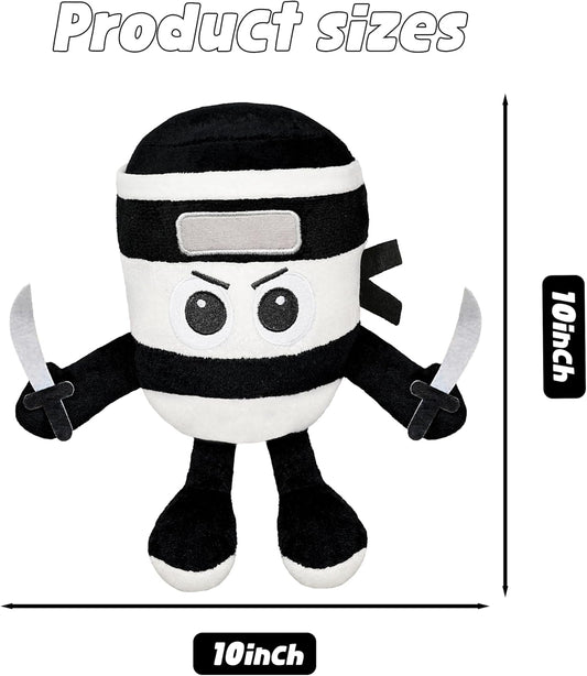 Italian Brainrot Plush,8.5 Inch Funny Capuccino Assassino Plush Toys Halloween Christmas Birthday Party Gifts