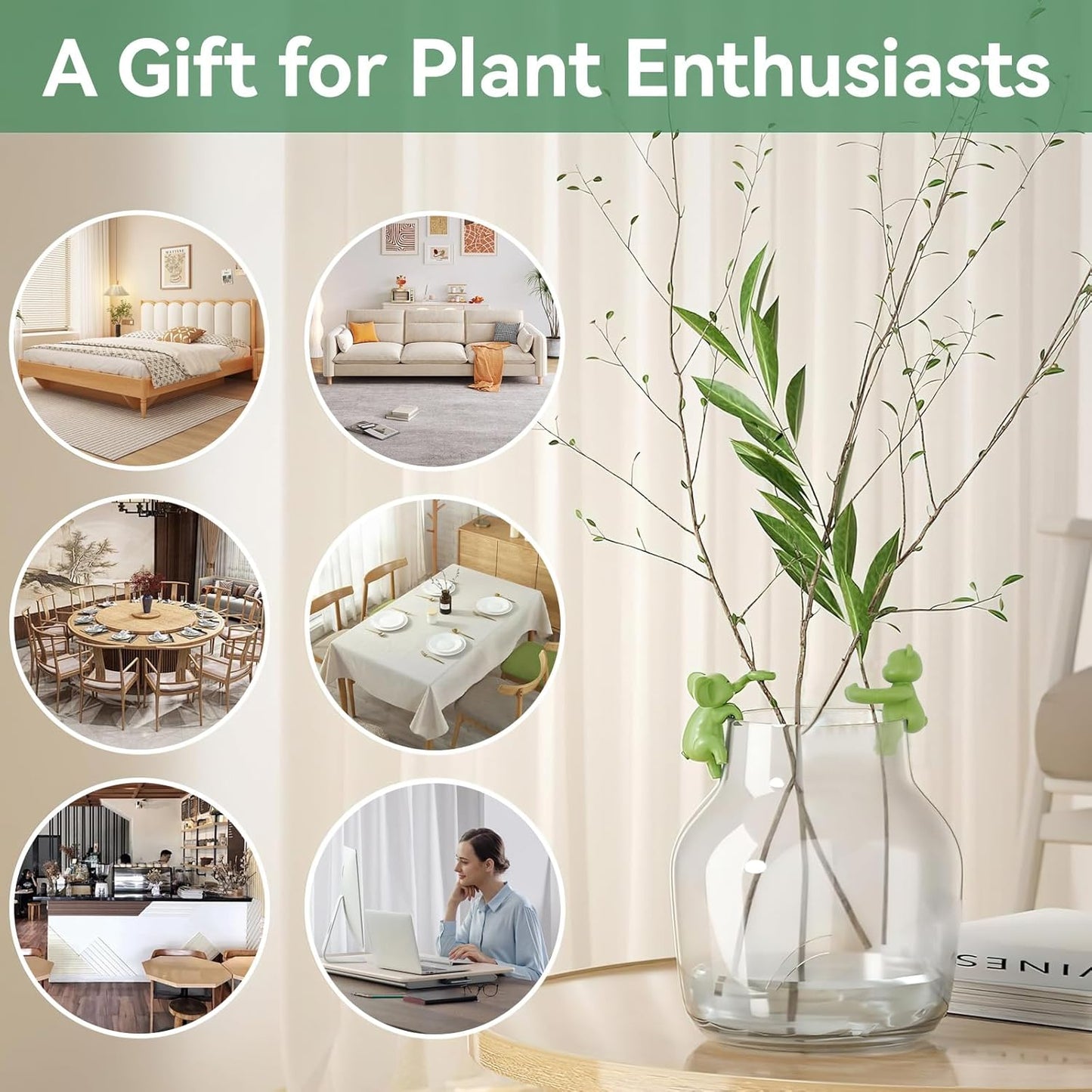 2pc Plant Propagation Buddy, St. Patricks Day Plant Breeding Friend, Cute Plant Plant Cutting Holder Plant Support Plant Sprouts