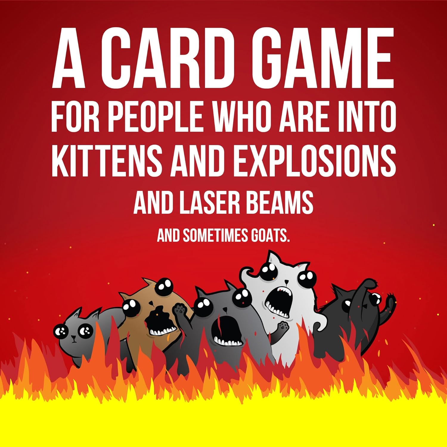 Exploding Kittens Card Game - Original Edition, Fun Family Games for Adults Teens & Kids Cykapu