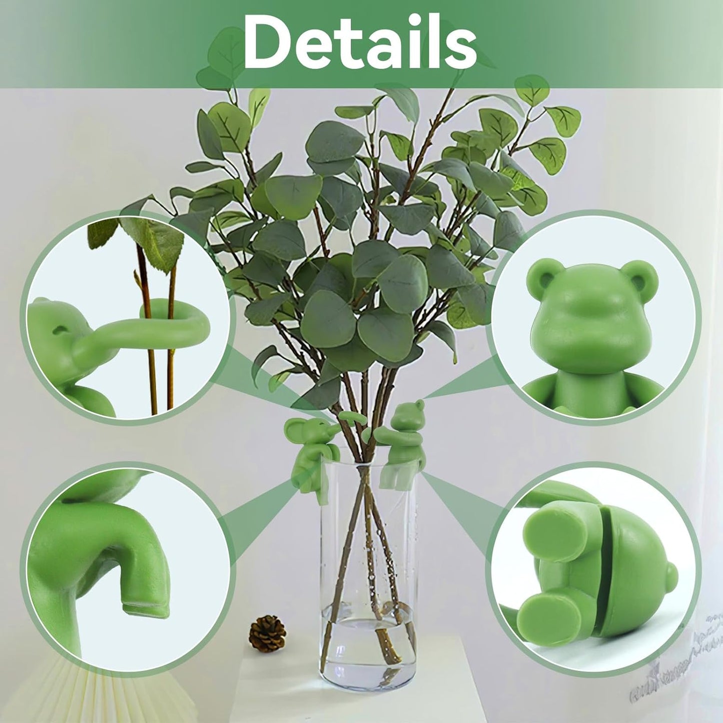 2pc Plant Propagation Buddy, St. Patricks Day Plant Breeding Friend, Cute Plant Plant Cutting Holder Plant Support Plant Sprouts