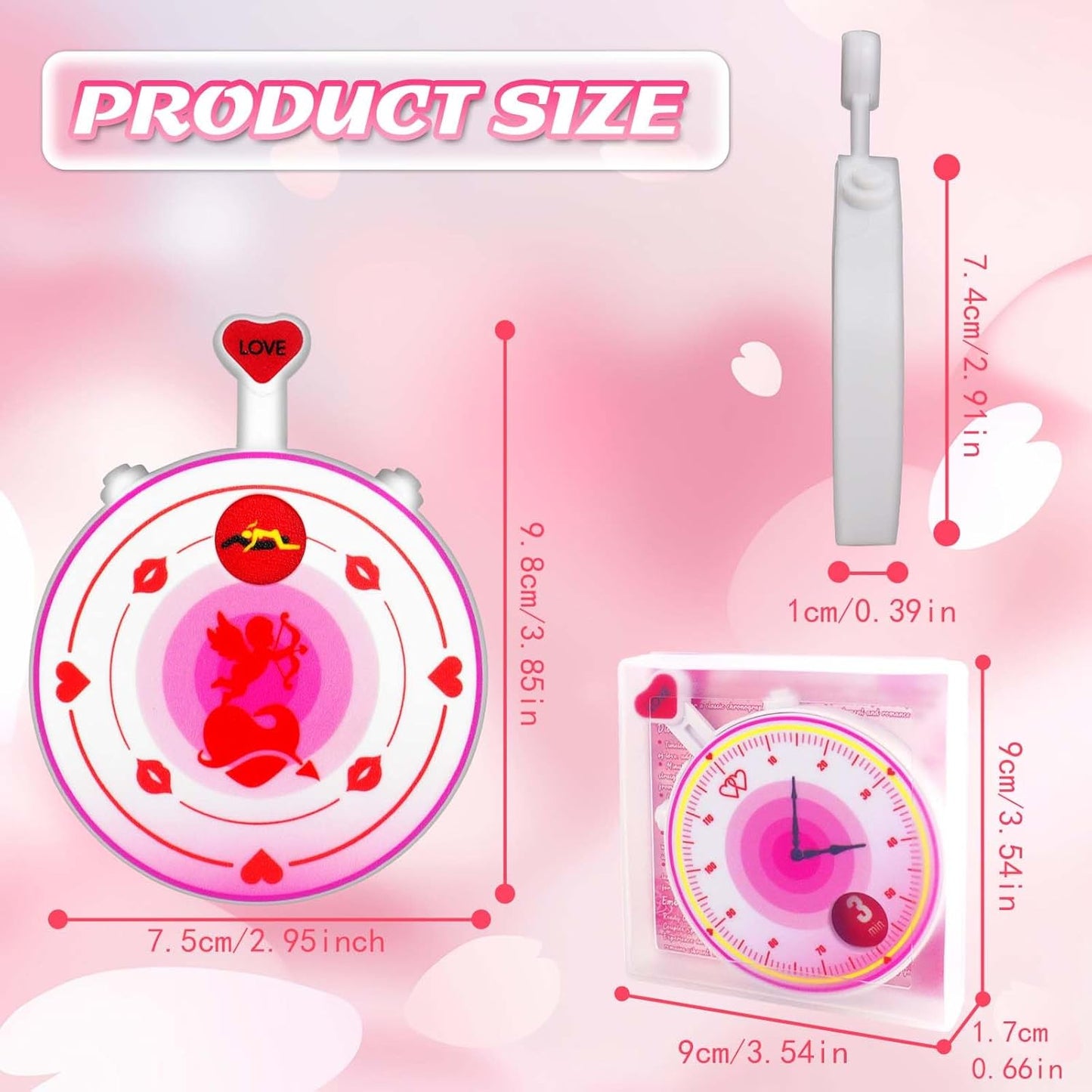 Funny Couple Position Selector, Fun Night Dating Decision, Two-Sided Mechanical Turntable Date Ideas