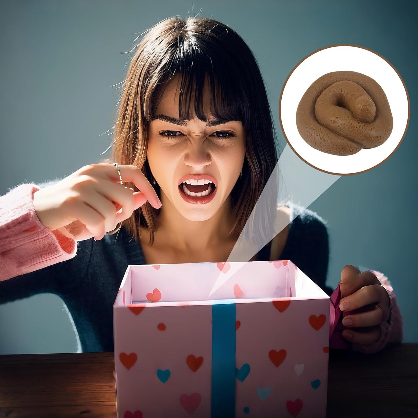 Fake Poop Pranks for Adults Kids, Fake Poo Toys Prank Kit Gross Party Pooper, Prank Stuff Gag Gifts
