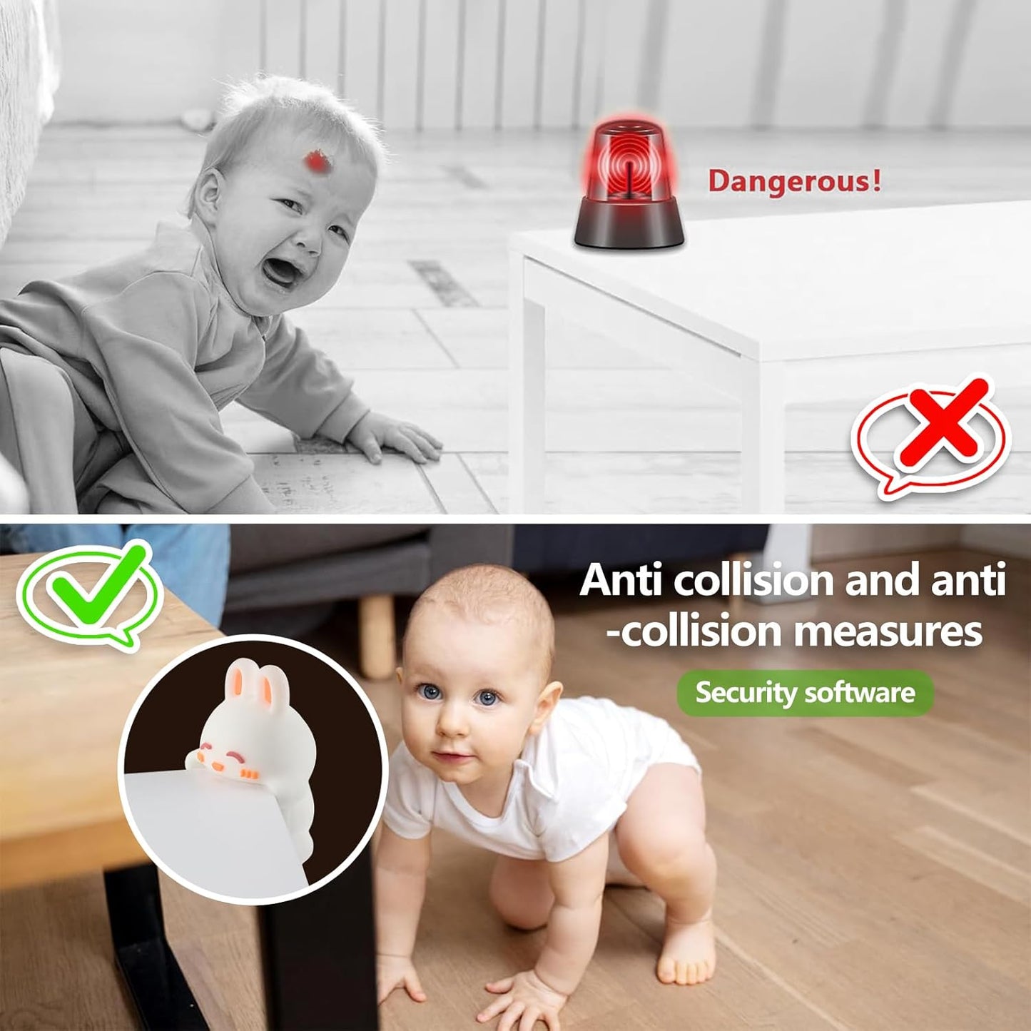 12Pcs Corner Protector for Baby, Cartoon Table Corner Protectors, Furniture Table Edges Protectors