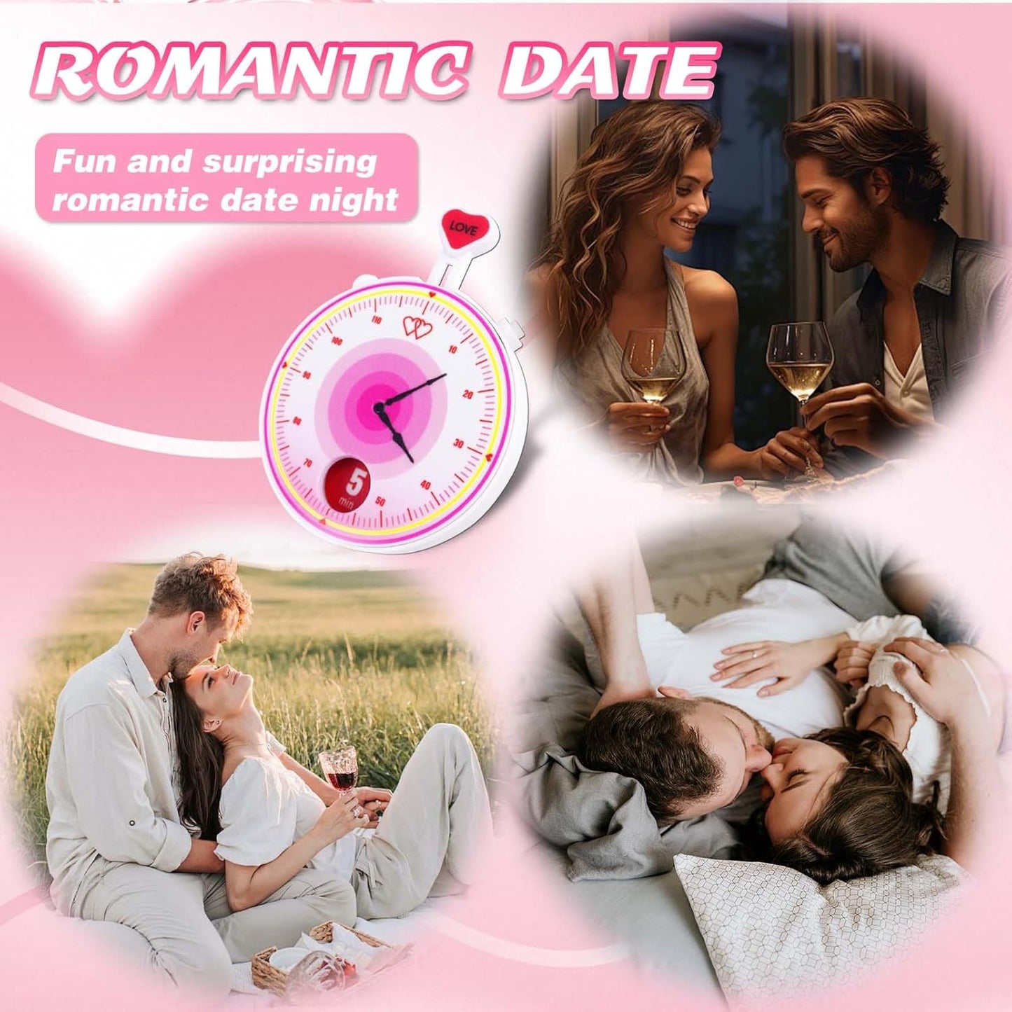Funny Couple Position Selector, Fun Night Dating Decision, Two-Sided Mechanical Turntable Date Ideas