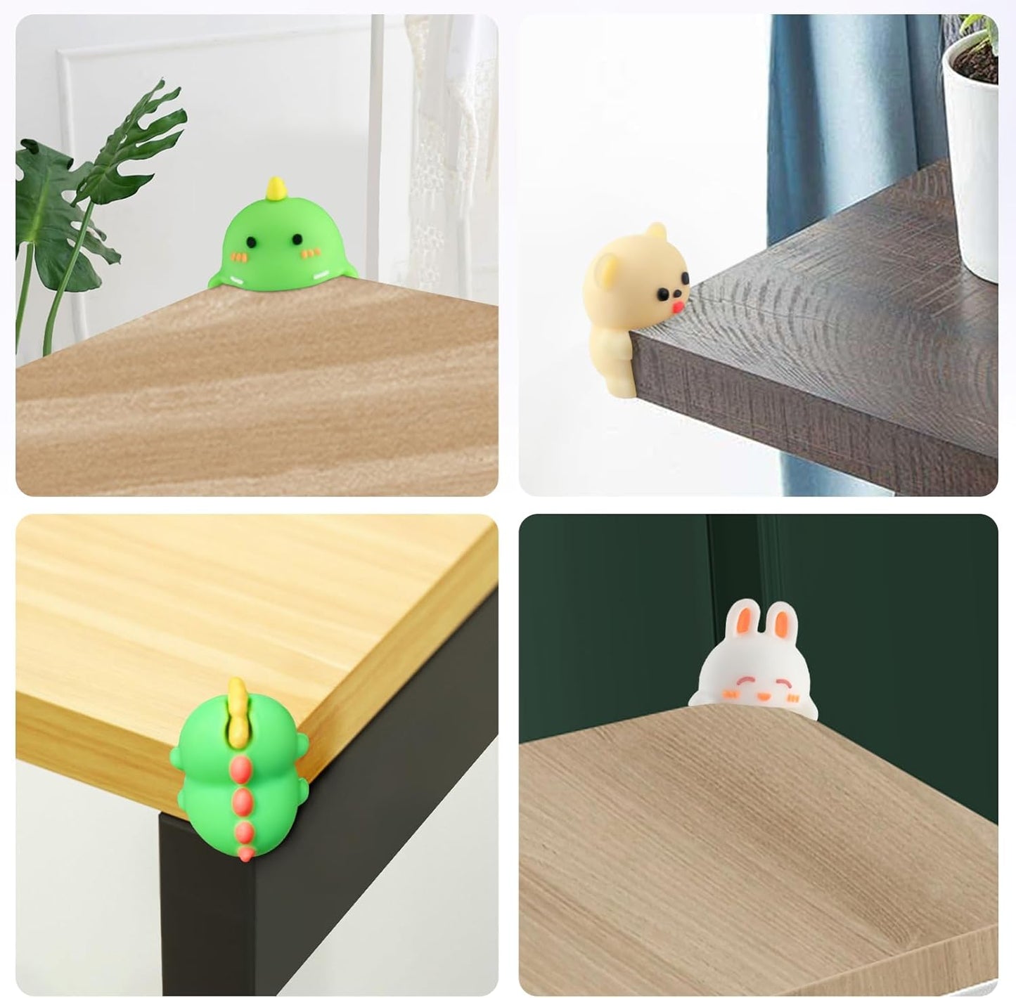 12Pcs Corner Protector for Baby, Cartoon Table Corner Protectors, Furniture Table Edges Protectors