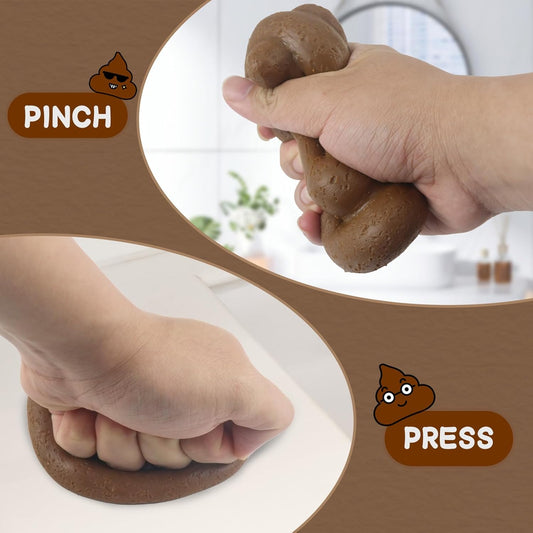 Fake Poop Pranks for Adults Kids, Fake Poo Toys Prank Kit Gross Party Pooper, Prank Stuff Gag Gifts