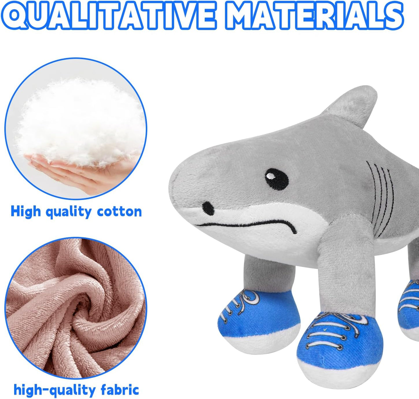 Italian Brainrot Inspired Plush Toy 9 Inches Tralalero Tralala Plush Soft Stuffed Meme Dolls for Collectors, Aesthetic Décor & Funny Gift Ideas