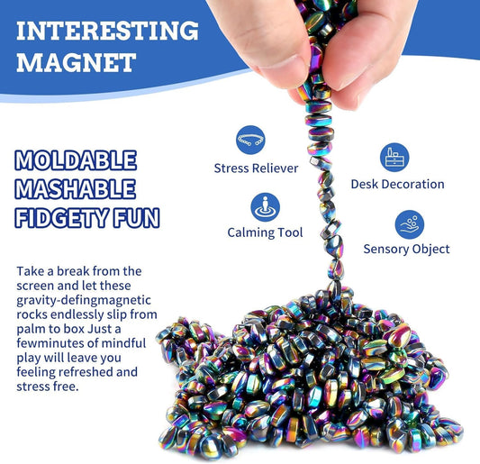 550pcs Putty, Fidget Toys, Fidget Toys Adults ,Sensory Toys,Adults Gifts,Desk Fidgets Toys for Office Stress/Anxiety Relief (550 PCS(Colour))