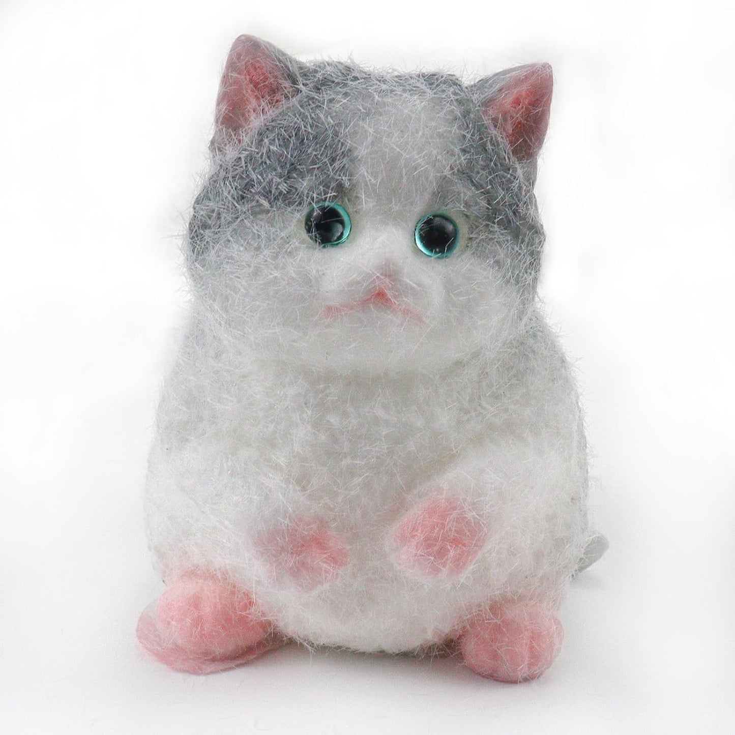 Squishies Fluffy Cat Fidget Toys Adults, Cute Handmade Cat Squeeze Sensory Toys for Kids with Autism