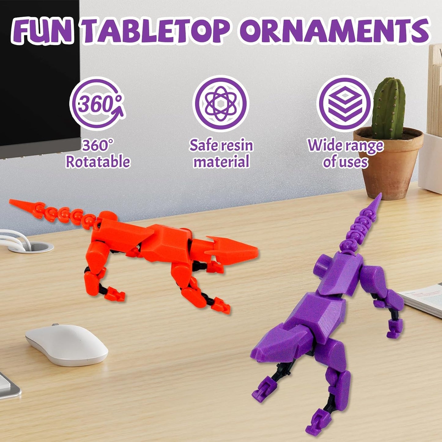 (Assembly Completed) Titan13 Action Figure Set, Robot Dog Action Figure 3D Printed robot Dog