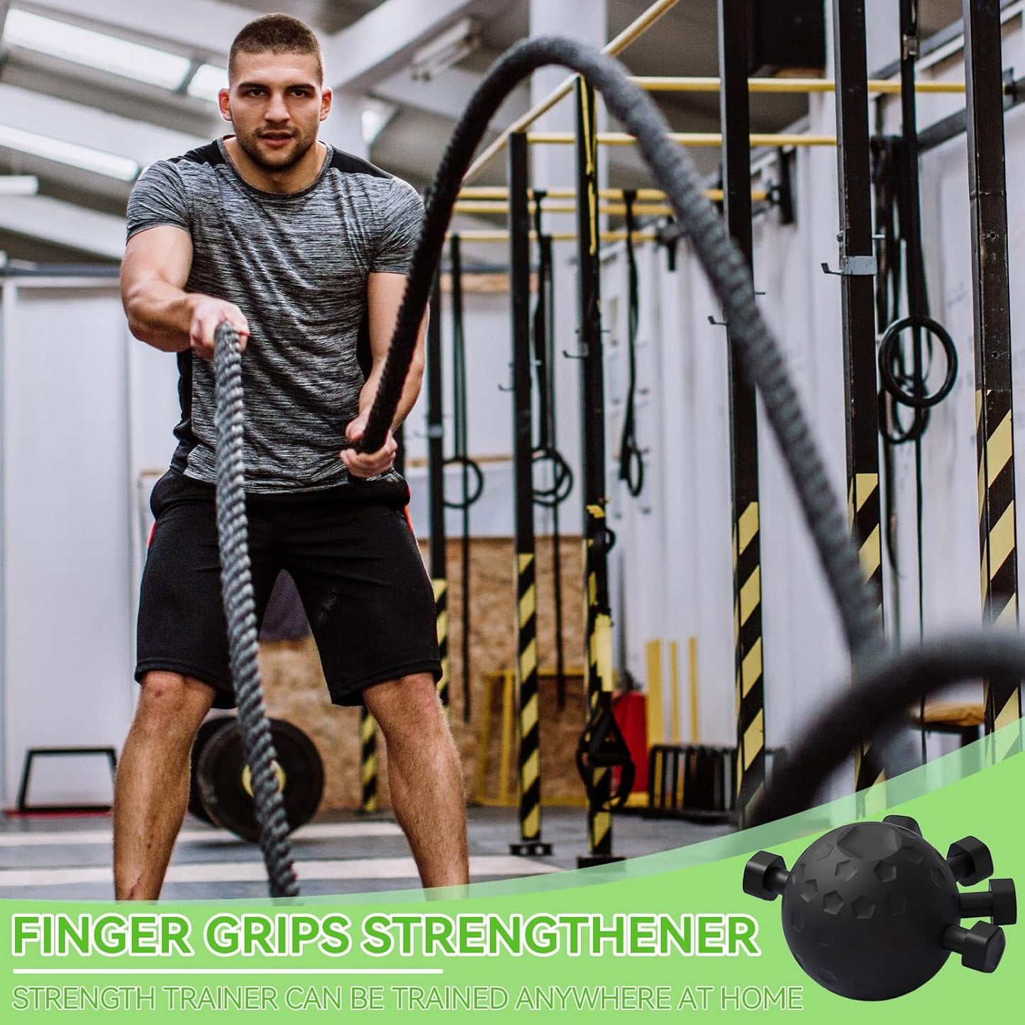Finger Grips Strengthener, Hand Grips Strength Trainer, Finger Exerciser Gripsper Tool, Press Grips Trainer for Forearm Strength