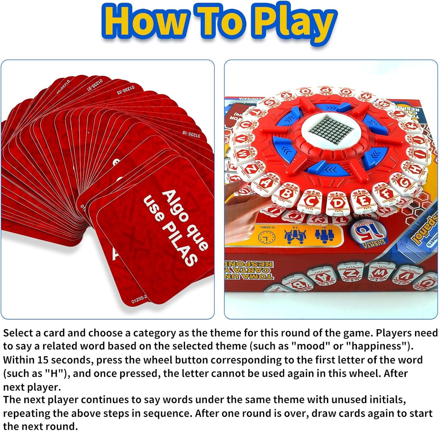 Juegos De Mesa, Juegos De Mesa En EspañOl, 2-8 Players, 15-20 Minute Play Time, Board Games