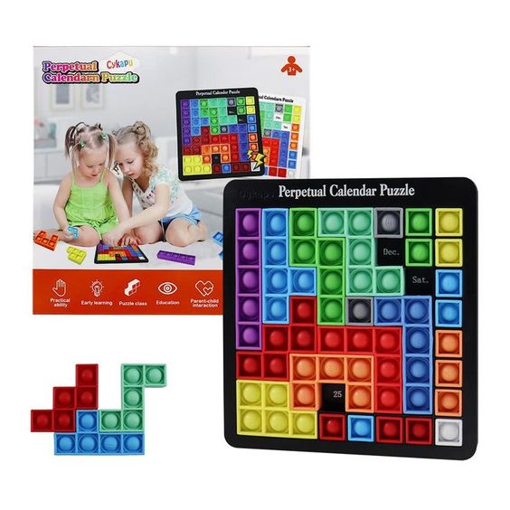 Pop Fun Calendar Jigsaw : Pop It And Challenge every day - Cykapu