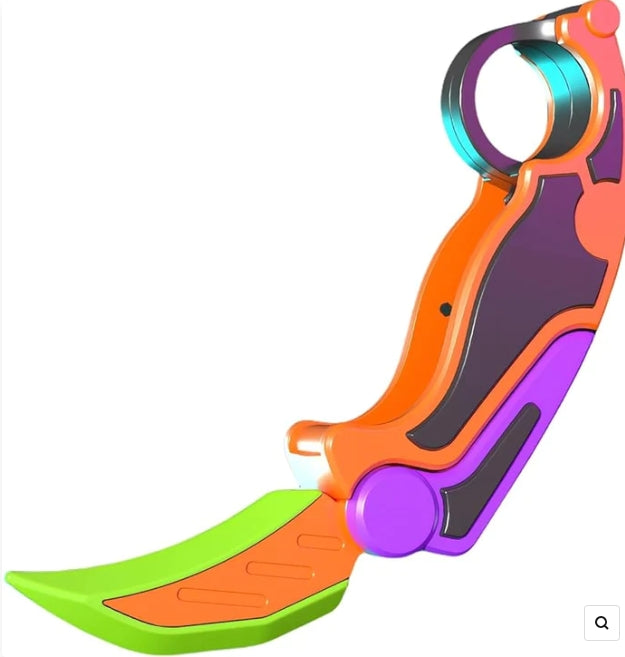 3D Printed Gravity Claw Knife, Fidget Toy, Fun Plastic EDC Carrot Fidget Toy