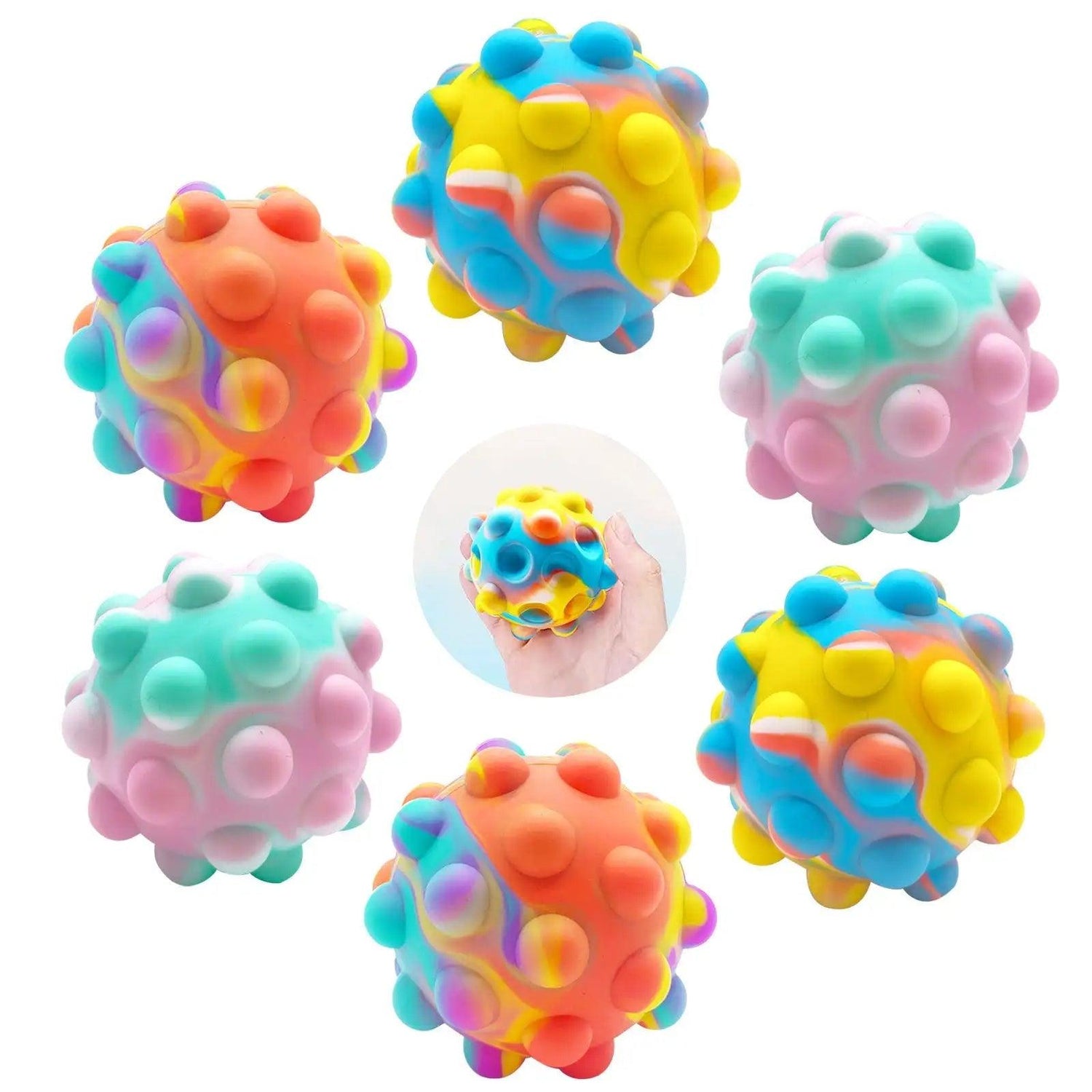 Have you ever played tie-dye pressure silicone sensory game balls? - Cykapu