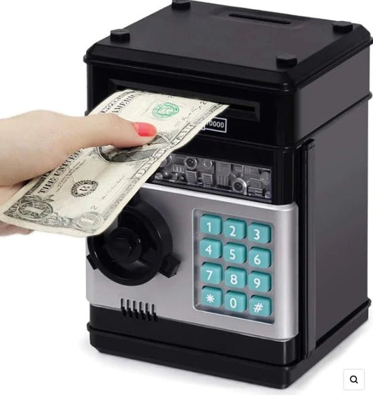 Refasy Piggy Bank Cash Coin Can ATM Bank Electronic Coin Money Bank for Kids-Hot Gift - Cykapu