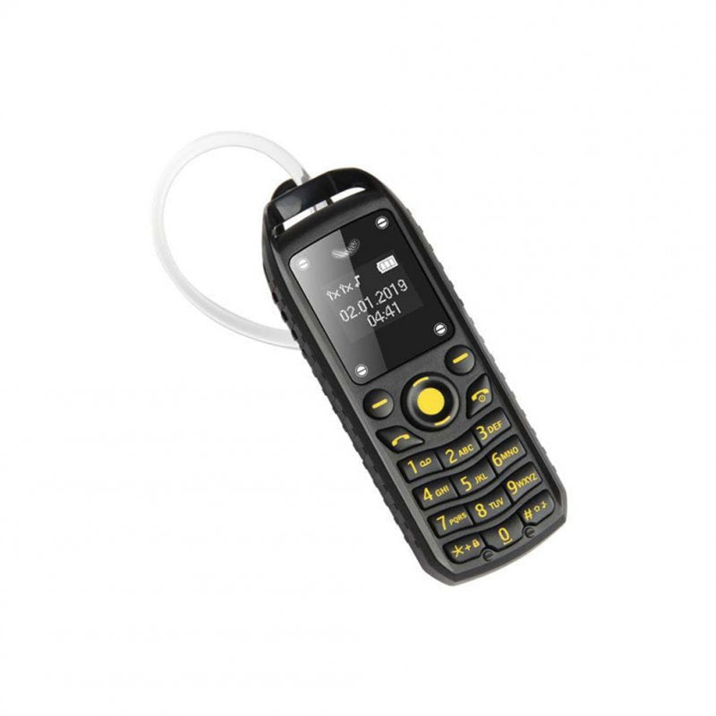 0.66 Inch BM25 Mini Phone MT6261DA 32MB RAM 32MB ROM 380mah Battery Supporting Dual Sim Card Mobile Phone Dialer Black Cykapu