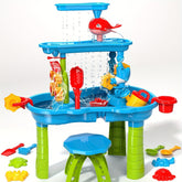 Kids Sand Water Table For Toddlers, 3-Tier Sand And Water Play Table Toys
