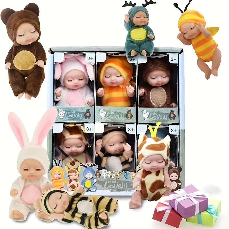 6-Piece Princess Doll Gift Box - The Perfect Birthday & Holiday Gift - Cykapu