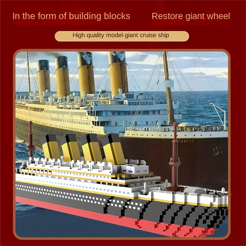 Build Your Own Titanic Adventure with Educational Building Blocks - Perfect Gift for Boys and Girls!