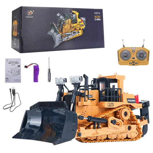 1:20 RC Excavator Dumper Car 2.4G Remote Control Engineering Vehicle Crawler Truck Bulldozer - Cykapu