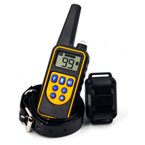 1000m Pet Dog Electric Shock Training Collar IP7 Depth Waterproof Remote Control Dog Device Anti Barking Device Cykapu