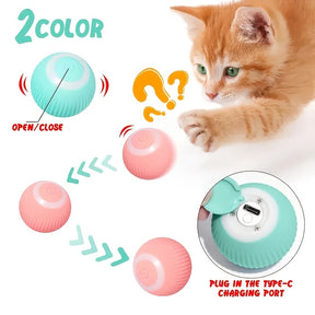 Smart Cat Ball Toy: An Automatic Rolling Ball For Hours Of Interactive Fun!