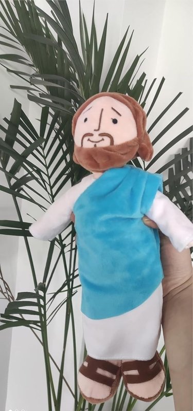 13" My Friend Jesus Plush, Stuffed Doll Catholic Easter Gifts Christ Religious Toys God Plushie Savior - Cykapu