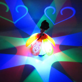 Electric universal dancing spinning 360 princess lights music