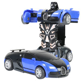 Impact Transformers Toy Car Environmental Protection Without Battery Automatic Deformation