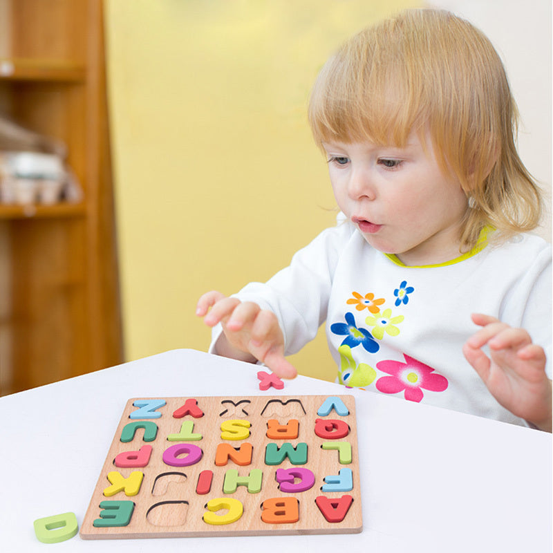 Boost Your Child's Learning With Alphabet Matching Wooden Puzzles - Cykapu