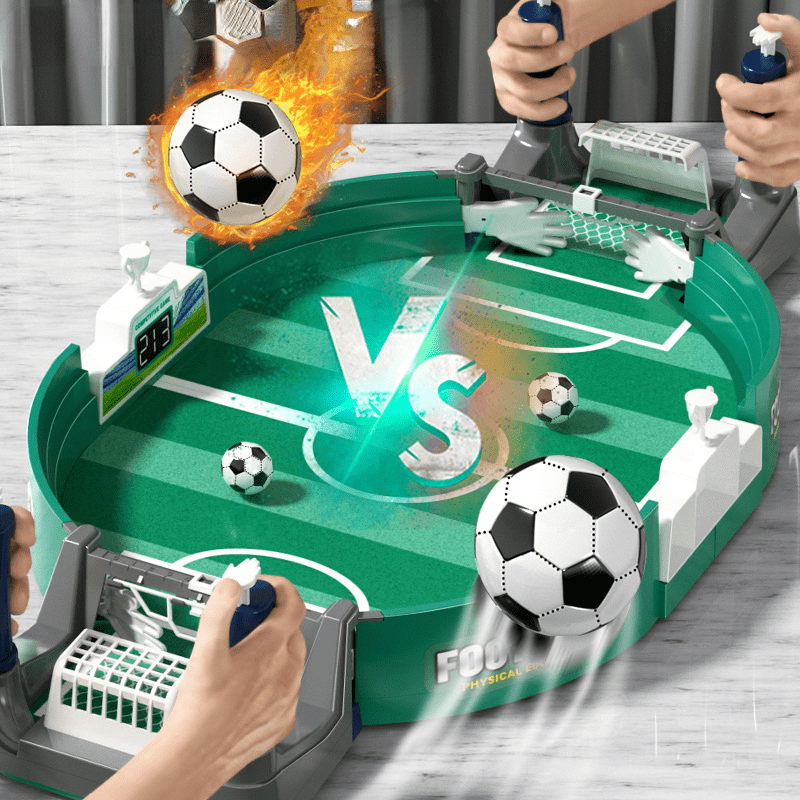 Interactive Soccer Tabletop Match - Educational Toys for Kids with 4 Balls