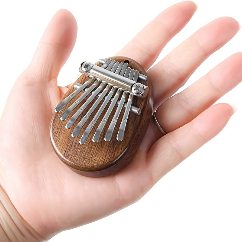 8 Key Mini Kalimba High Quality Exquisite Finger Thumb Piano Marimba Musical Good Accessory Pendant Gift