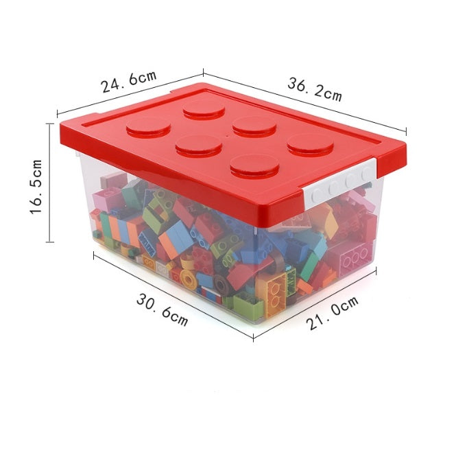 Toy Blocks Sorter Sifter, Cute Portable Storage Brick Box for Lego Blocks Cykapu