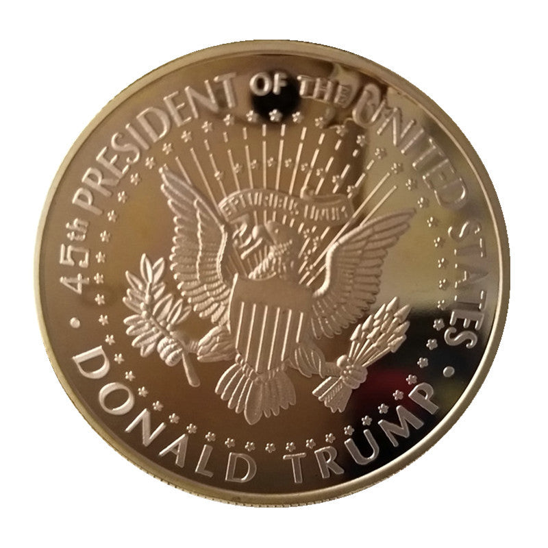 Trump Commemorative Medal U.S. President Gold Trump Commemorative Coin