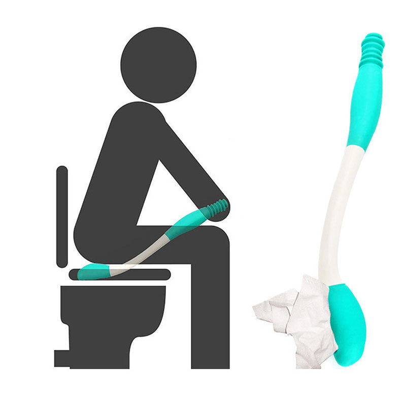 Long Reach Comfort Wipe: The Toilet Aid Tool That Makes Cleaning Easier! - Cykapu