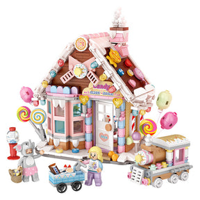 Build A Magical Christmas Candy House With Building Blocks