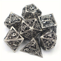 Hollow Polyhedron Dragon Metal Dice
