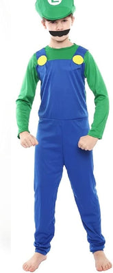 Snow Flying Brothers Halloween Cosplay Costume Super Costume Kids Cosplay Costume Green Kids - Cykapu