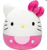 16 inch Pink Cat Birthday Gift Plush Pillow Hello Kitten Stuffed Animals - Cykapu