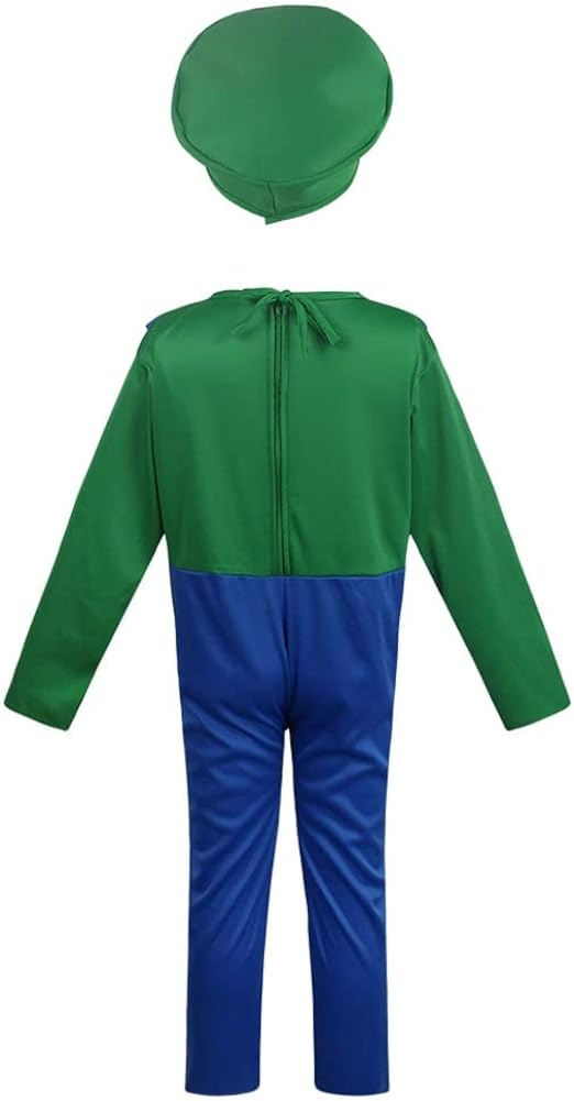 Snow Flying Brothers Halloween Cosplay Costume Super Costume Kids Cosplay Costume Green Kids - Cykapu