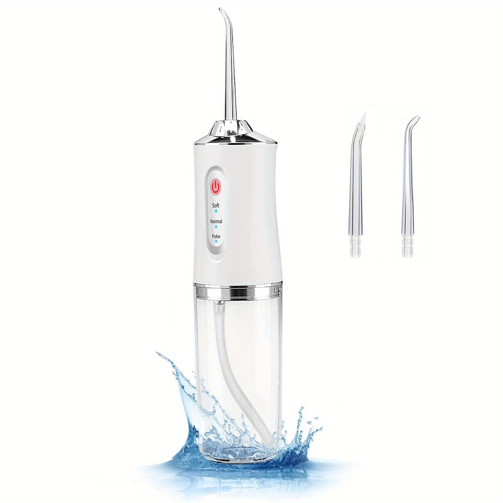 4 In 1 Water Flosser For Teeth, Cordless Water Flossers Oral Irrigator With DIY Mode 4 Jet Tips, Tooth Flosser, Portable And Rechargeable For Home Travel, For Men And Women Daily Teeth Care, Ideal For Gift, Father Day Gift - Cykapu