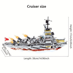 980 Pieces Building Block Cruiser Battle Cruiser